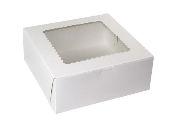Cake Box window 10x10x6
