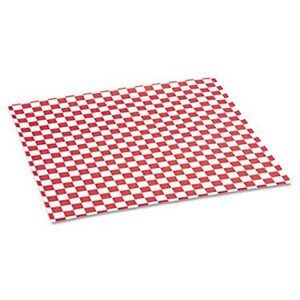 RED CHECK PRT G/PROOF 410X330