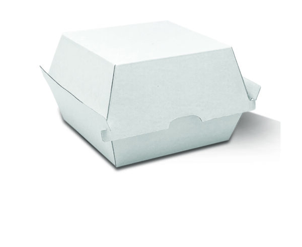 CORRUGATED BURGER BOX WHITE