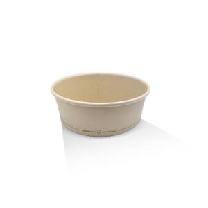 PE Coated Bamboo Paper Salad Bowl 16oz
