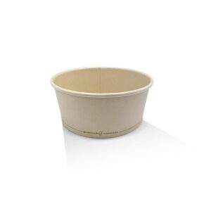 PE Coated Bamboo Paper Bowl 25oz