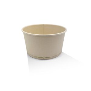 PE Coated Bamboo Paper Bowl 32oz