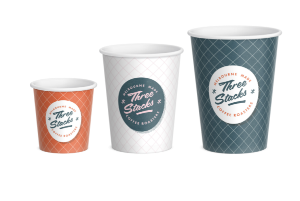 3 STACKS 4OZ COFFEE CUPS