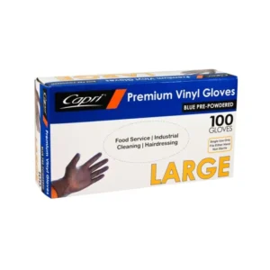Glove Vinyl Blue  P/free - Image 4