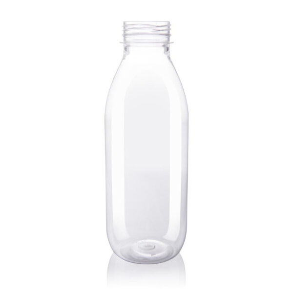 500ml Clear PET Round Bottle/Lid