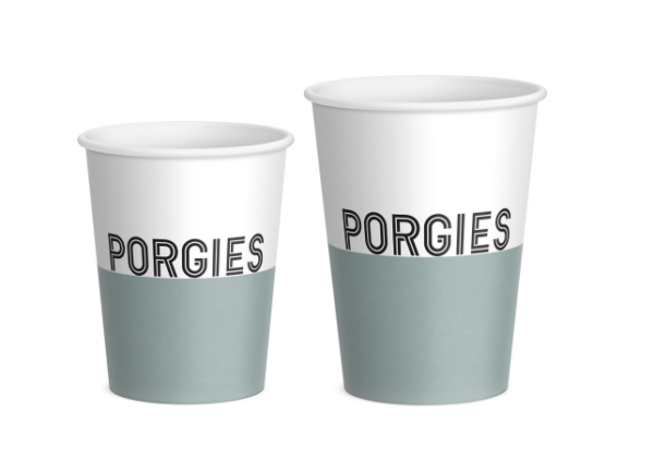 PORGIES CAFE 12OZ S/W