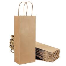 SINGLE BOTTLE WINE CARRY BAG W HANDLE