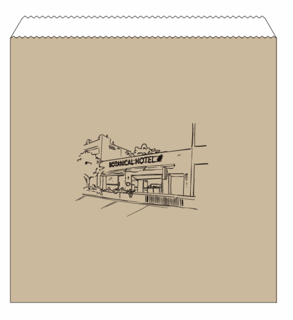 BOTANICAL HOTEL 2 SQUARE BAGS