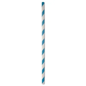 3 PLY BLUE STRIPE STRAW 6MMX197MM