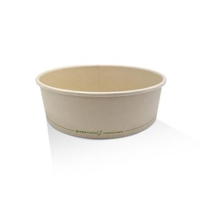 PE Coated Bamboo Paper Salad Bowl 42oz 300pc/ctn