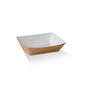 #1 EX-SMALL TRAY BROWN CARDBOARD