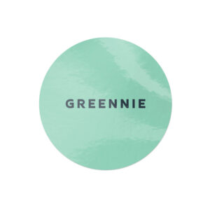 GREENNIE 50MM CIRCLE STICKERS
