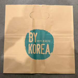 D-CUT BY KOREA PRINTED BAG