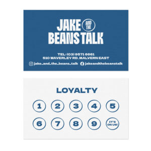 JAKES 86X50MM LOYALTY CARD