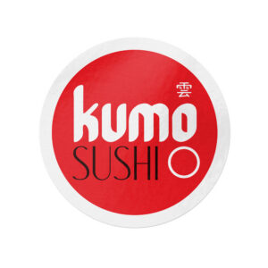 KUMO SUSHI 50MM CIRCLE STICKERS