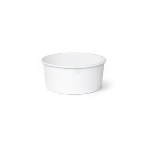 FOOD CONTAINER WHITE 8OZ (280ml)