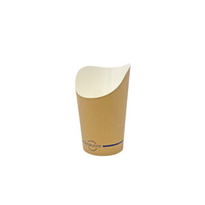 PLA Coated Scoop Cup 12oz