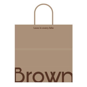 BROWN DELI UBER BAG