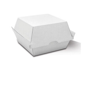 CORRUGATED BURGER BOX WHITE