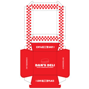 DANS DELI CUSTOM BURGER BOX