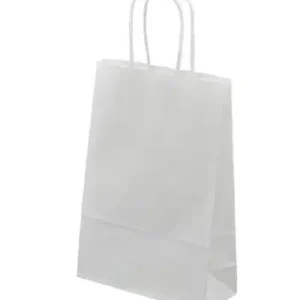 NANO WHITE BAG W TWISTED HANDLE